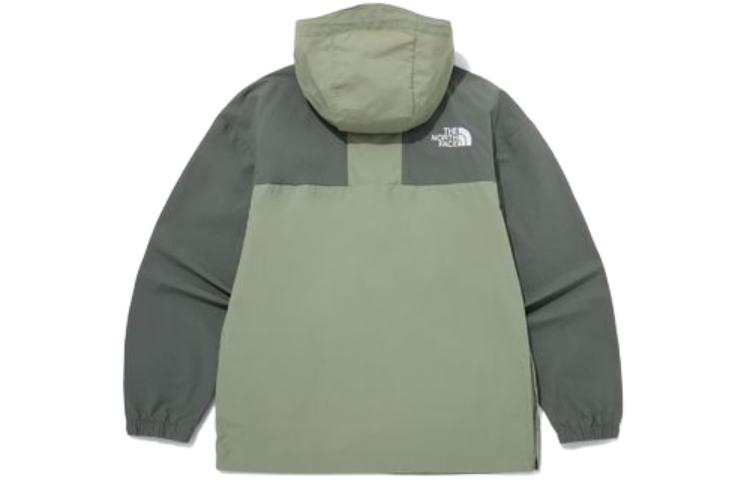 TNF Green Logo Embroidered Patchwork Hoodie Jacket Long Sleeve NA3BQ05B 圖 3