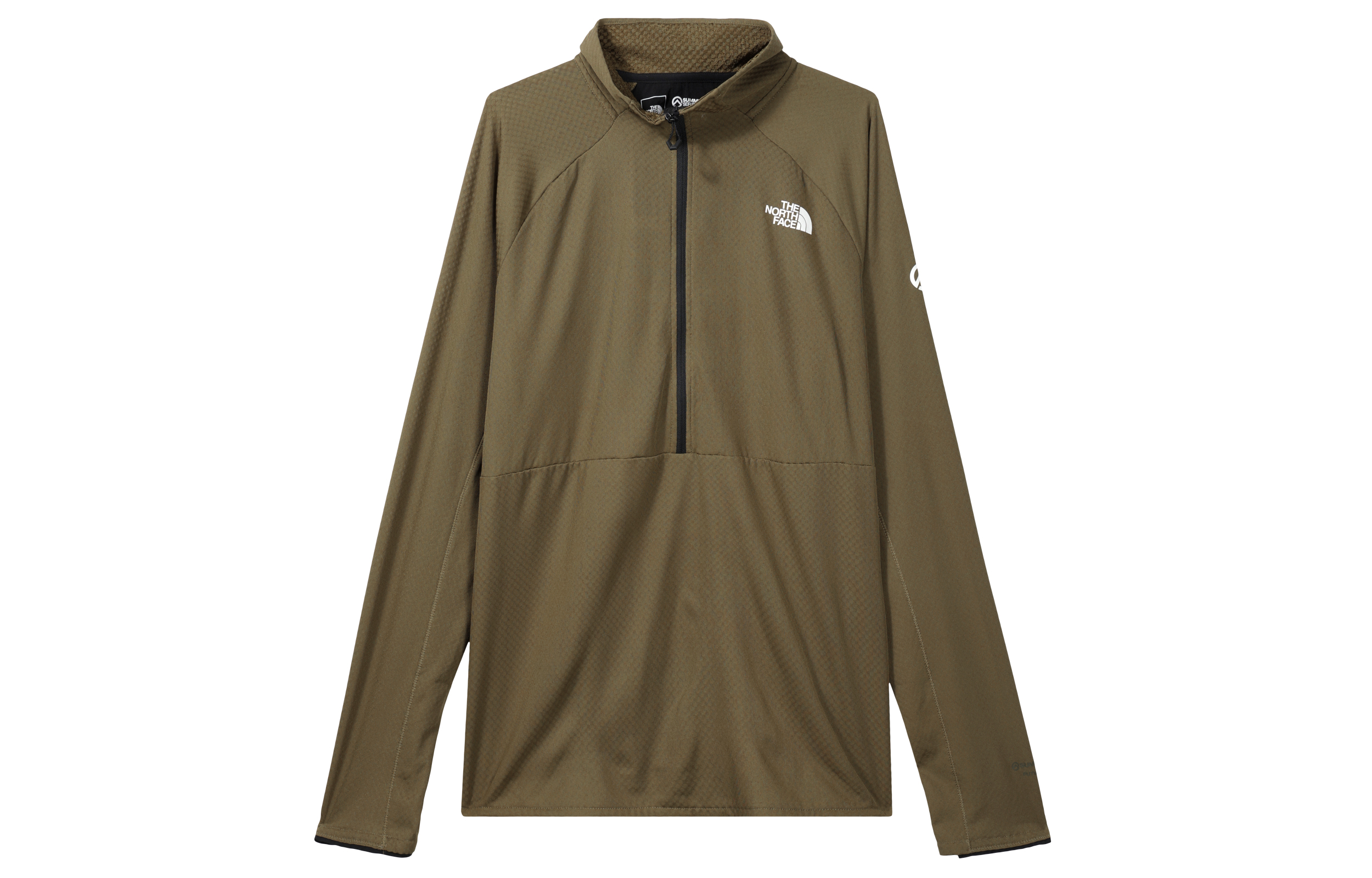 TNF Green Logo Half-Zip Pullover Sweatshirt NF0A5J8R-37U