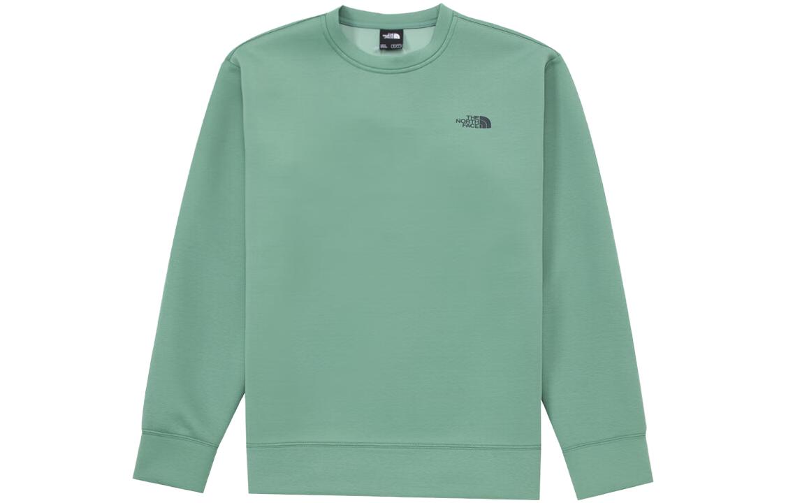 The North Face Green Logo Print Fleece Sweatshirt NF0A7WF2-N11