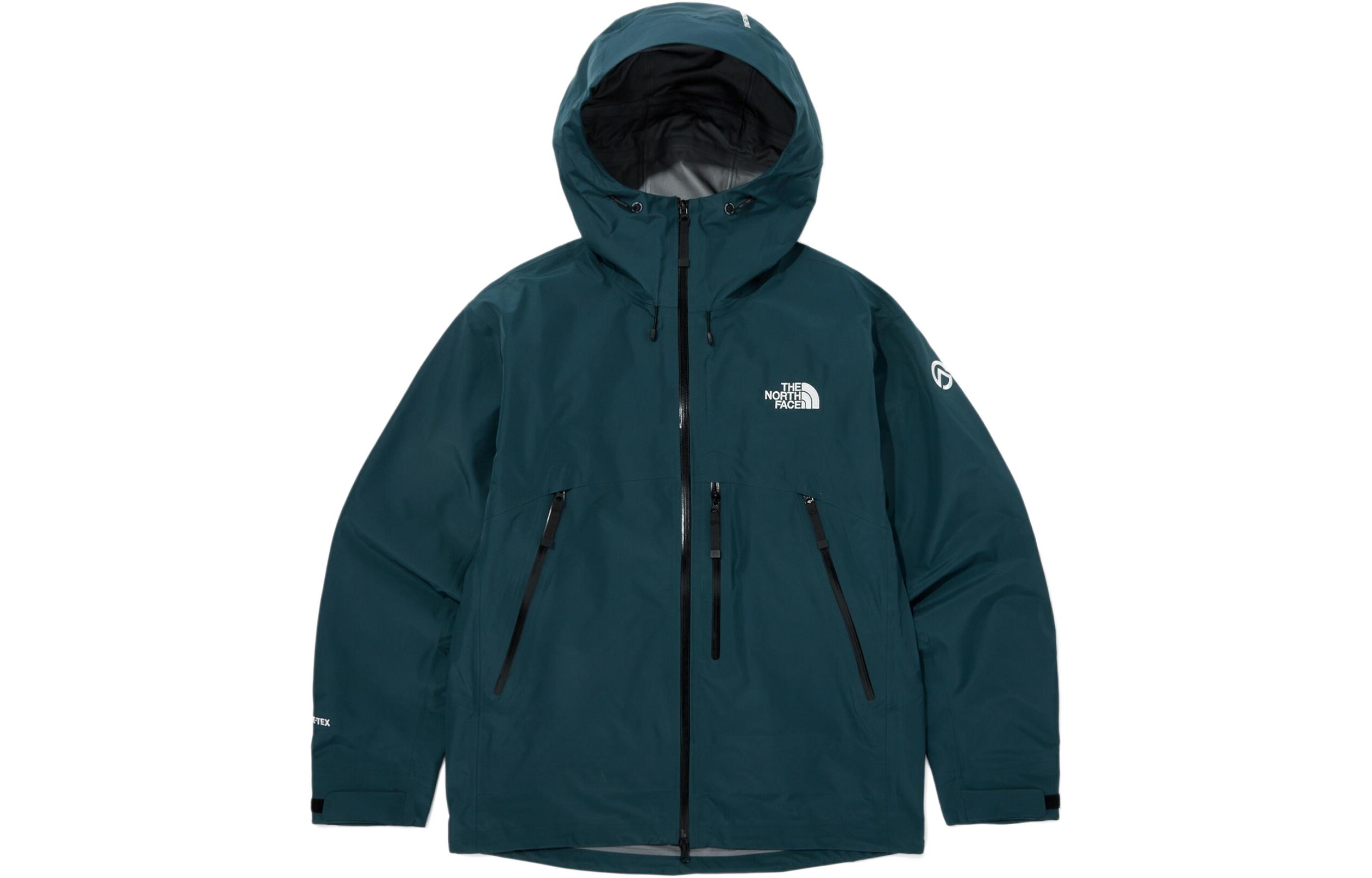 TNF Green Logo Print Hooded Jacket NJ2GQ03D