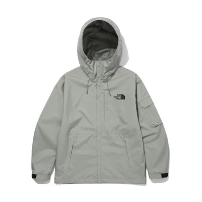 TNF Green Logo Print Hoodie Jacket NJ2HN05C