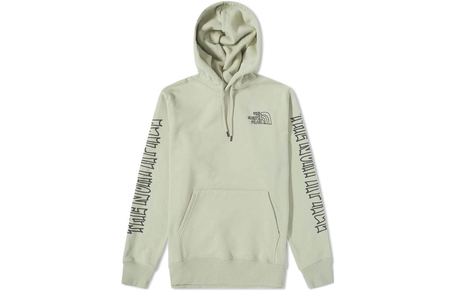 TNF Green Logo Print Hoodie NF0A7WTE-3X3