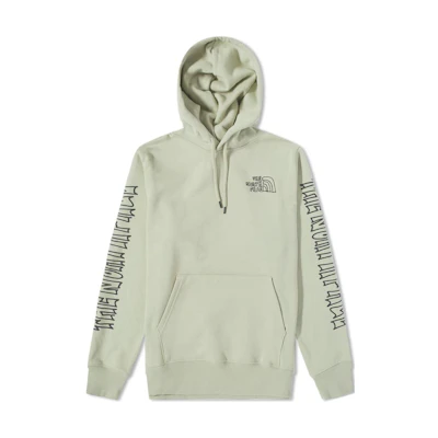 TNF Green Logo Print Hoodie NF0A7WTE-3X3