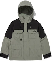 The North Face Green Logo Print Multi-Pocket Outdoor Zip Hoodie Jacket Unisex NJ3BN50L The North Face Green Logo Print Multi-Pocket Outdoor Zip Hoodie Jacket Unisex NJ3BN50L