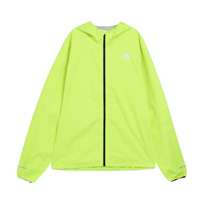 TNF Green Logo Print Waterproof Hooded Jacket NF0A82QS-8NT