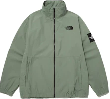 Order The North Face Green Logo Print Zip-Up Jacket Unisex NJ3BP03L