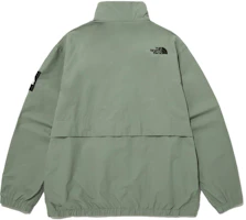 Lookbook The North Face Green Logo Print Zip-Up Jacket Unisex NJ3BP03L