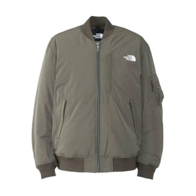 TNF Green Logo Zip-Up Fitted Long-Sleeve Jacket NY82334-NT