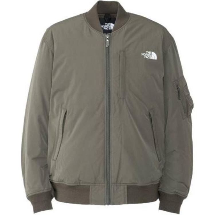 TNF Green Logo Zip-Up Fitted Long-Sleeve Jacket NY82334-NT 圖 2