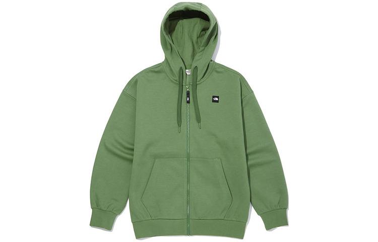 TNF Green Mini Logo Hoodie Jacket - Unisex Couples Style NJ5JM02L