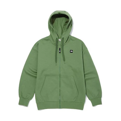 TNF Green Mini Logo Hoodie Jacket - Unisex Couples Style NJ5JM02L