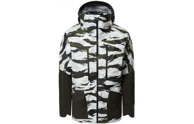 The North Face Green Mountain Print Waterproof Windbreaker Jacket NF0A5ACH-366