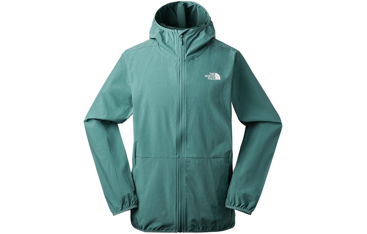 TNF Green Outdoor Hooded Zip-Up Jacket NF0A7WCY-I0F