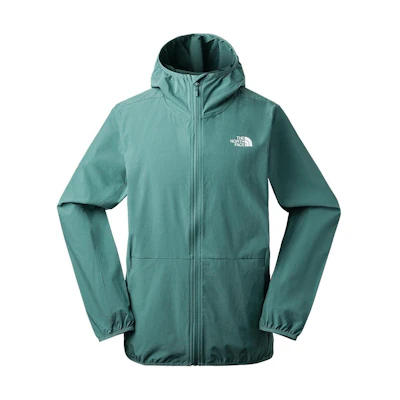 TNF Green Outdoor Hooded Zip-Up Jacket NF0A7WCY-I0F