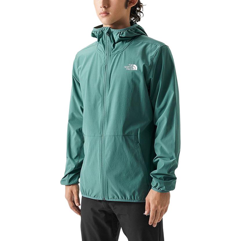 TNF Green Outdoor Hooded Zip-Up Jacket NF0A7WCY-I0F 圖 4