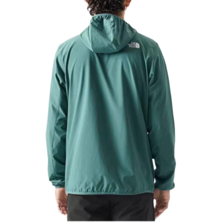 TNF Green Outdoor Hooded Zip-Up Jacket NF0A7WCY-I0F 圖 7