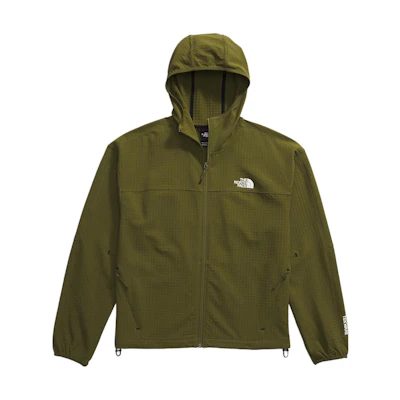 TNF Green Outdoor Zip-Up Hoodie Jacket NF0A84EZ-PIB