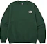 Order The North Face 綠色徽標印花圓領套頭衫 NM5MN90E