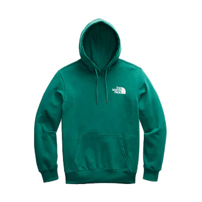 TNF Green Pullover Hoodie with Back Logo Print NF0A4761-NL1