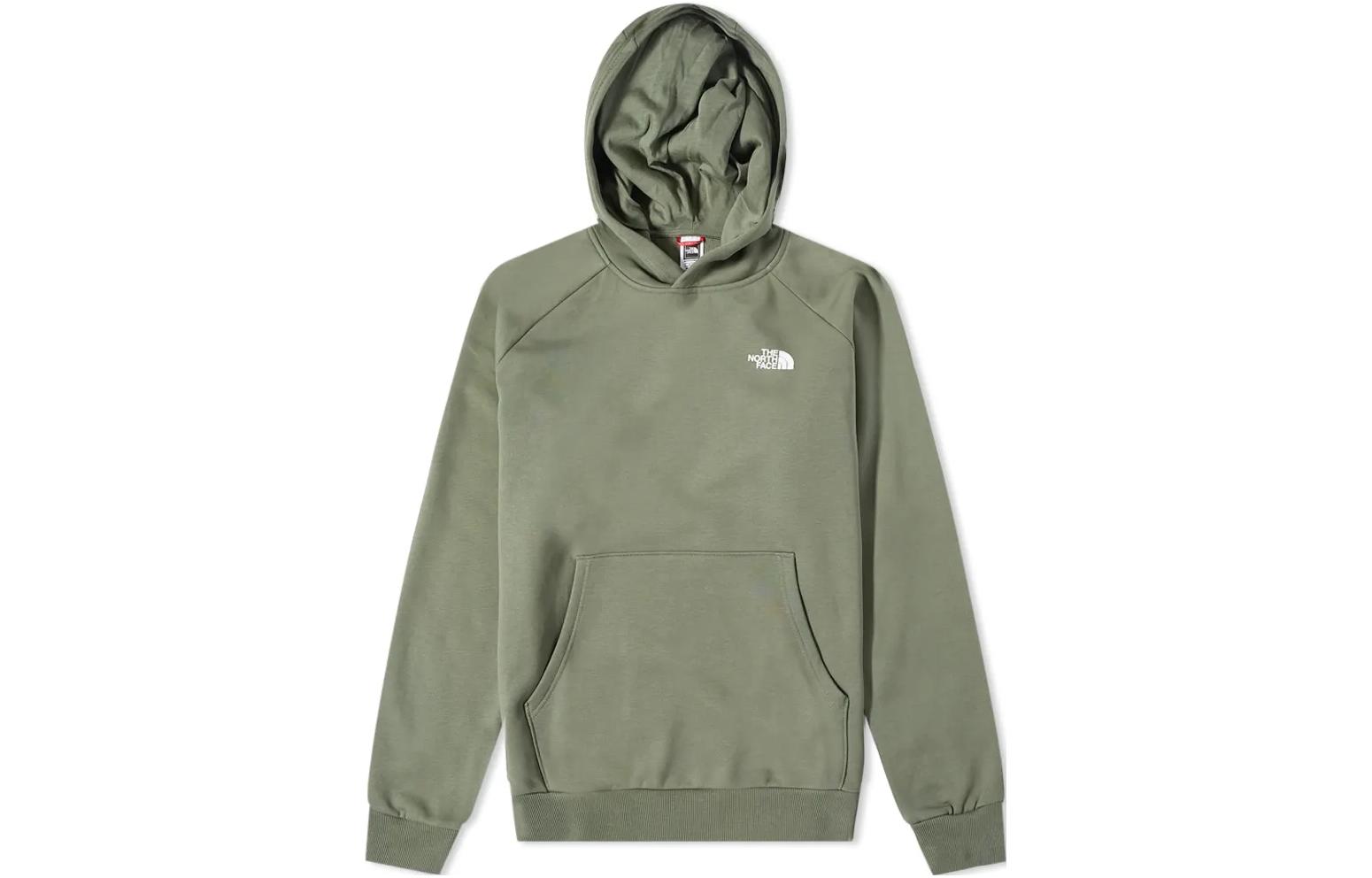TNF Green Pullover Hoodie with Logo Print NF0A2ZWU-NYC