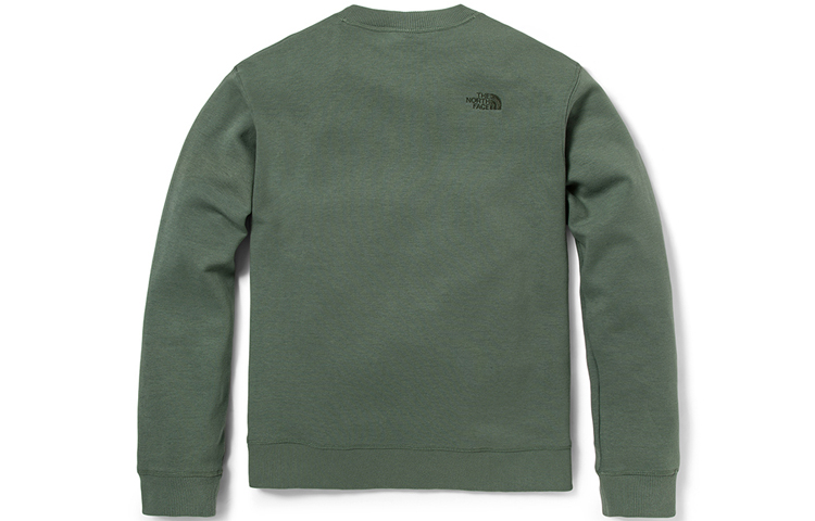 Lookbook The North Face 綠色前袋拉鍊套頭衫 NF0A5AZU-V1T