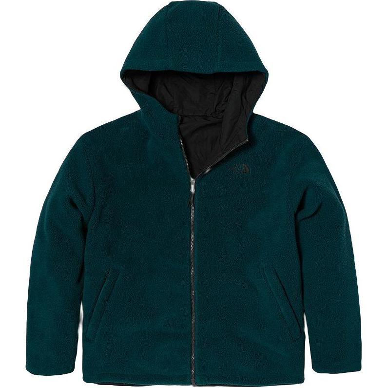 TNF Green Reversible Hoodie Jacket with Logo Embroidery NF0A7QT7-EK2 圖 2