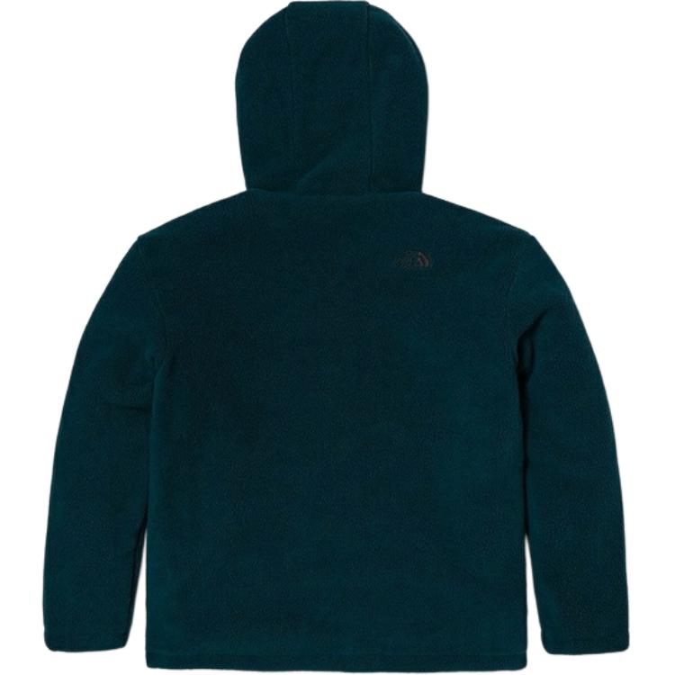 TNF Green Reversible Hoodie Jacket with Logo Embroidery NF0A7QT7-EK2 圖 3