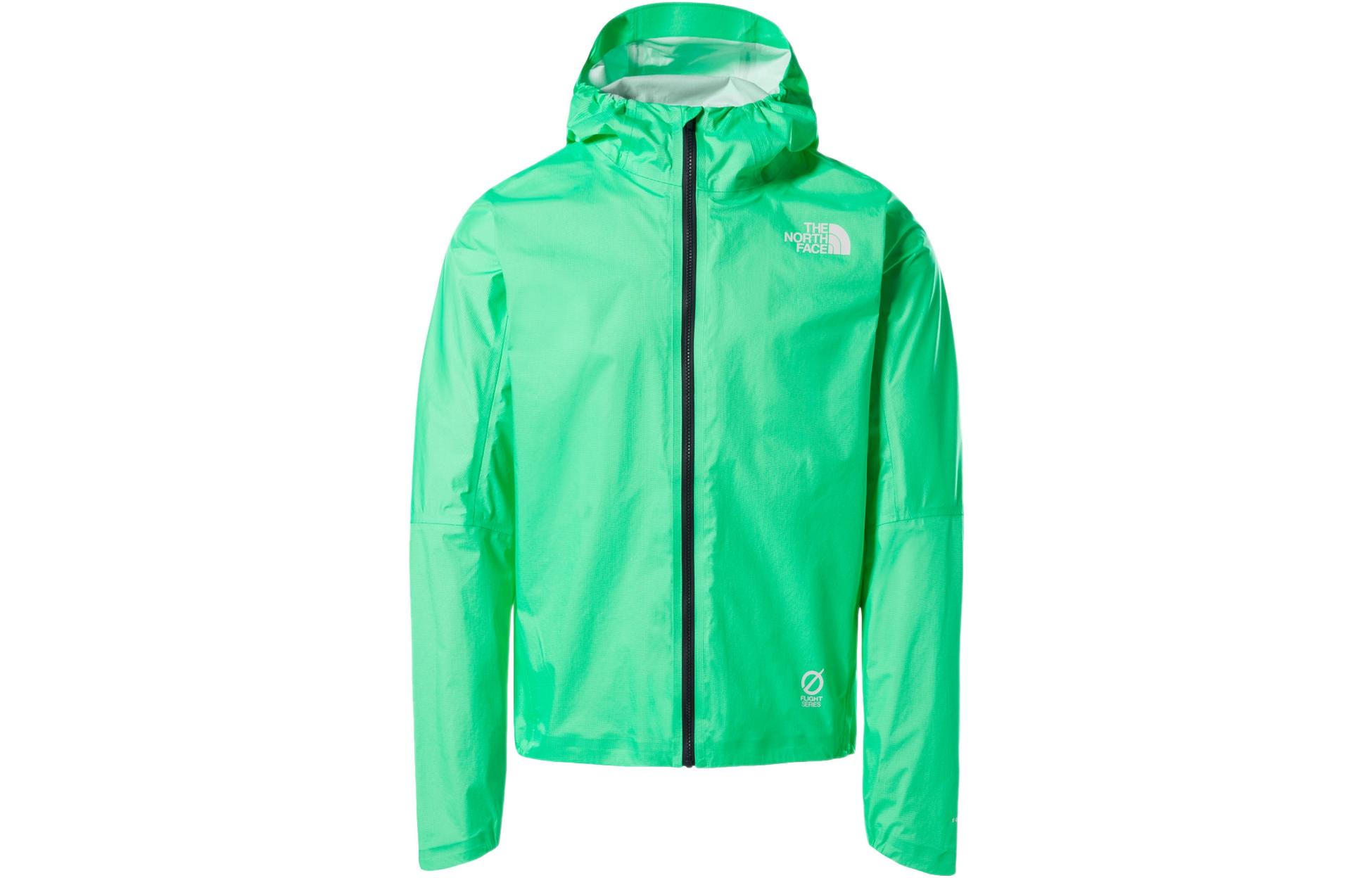 TNF Green Solid Logo Print Hooded Jacket NF0A536F-8YK