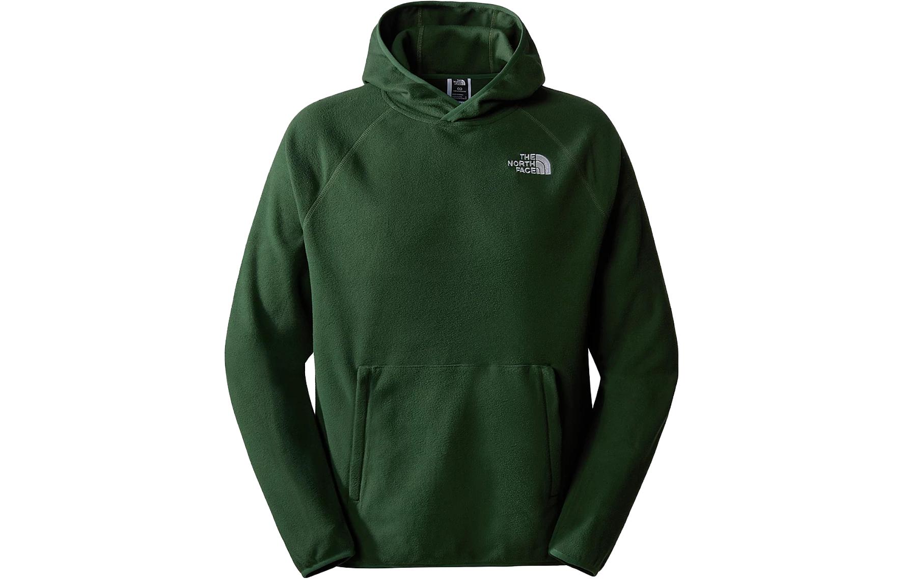 TNF Green Solid Logo Pullover Hoodie NF0A855Z-I0P
