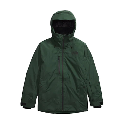 TNF Green Solid Waterproof Zip Hoodie Jacket NF0A82VP-I0P