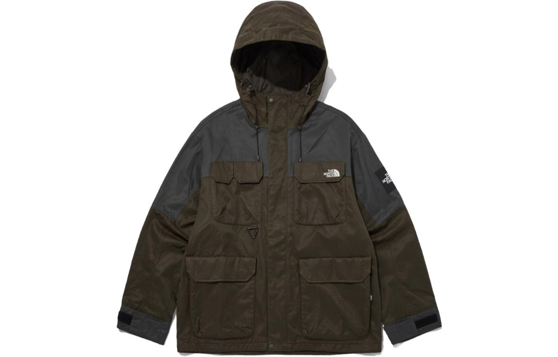 TNF Green Unisex Outdoor Hoodie Long Sleeve Casual Jacket NJ3BP53K