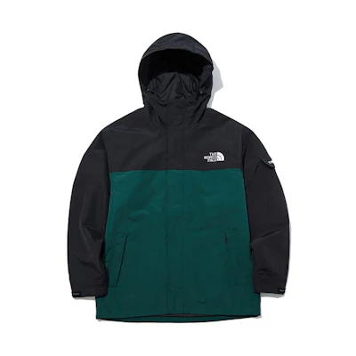 TNF Green Unisex Waterproof Hooded Outdoor Jacket NJ3BL53C