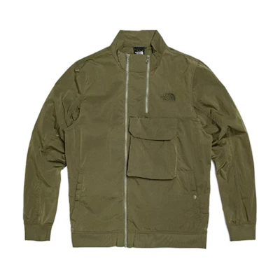 TNF Green Water-Repellent Breathable Jacket NF0A5AW4-7D6