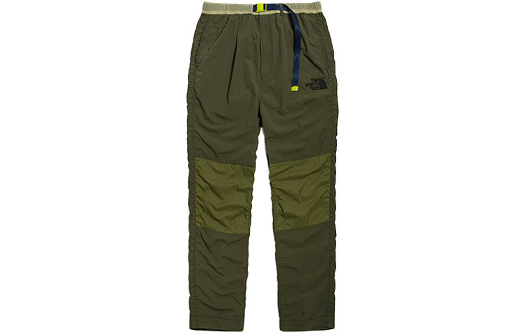 The North Face Green Water-Resistant Knit Joggers Retro Outdoor Style NF0A5AW2-21L