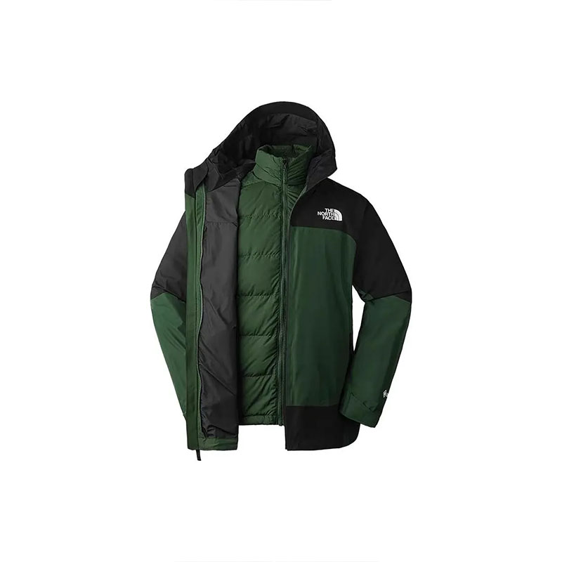 TNF Green Waterproof 3-in-1 Logo Hooded Jacket NF0A83RR-KII 圖 3