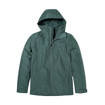 TNF Green Waterproof Breathable Hard Shell Jacket NF0A5JVW-HBS