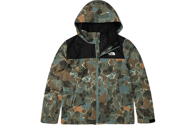 TNF Green Waterproof Breathable Outdoor Hiking Jacket NF0A7WCU-OTC 圖 2