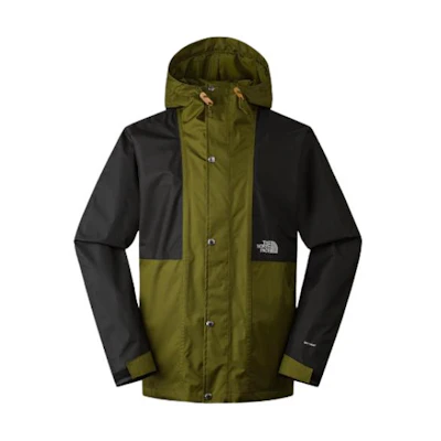 TNF Green Waterproof Outdoor Hiking Jacket with Hood NF0A5JZJ-PIB