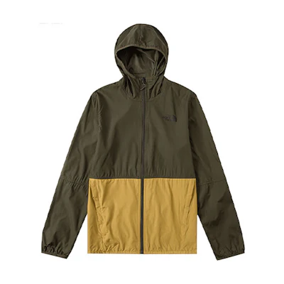 TNF Green Waterproof Windbreaker Hooded Jacket Outdoor NF0A4NEF-KV7