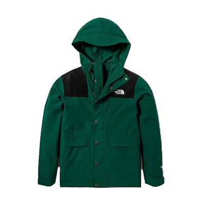 TNF Green Waterproof Windbreaker Jacket for Outdoor Activities Unisex 4NB2-NL1