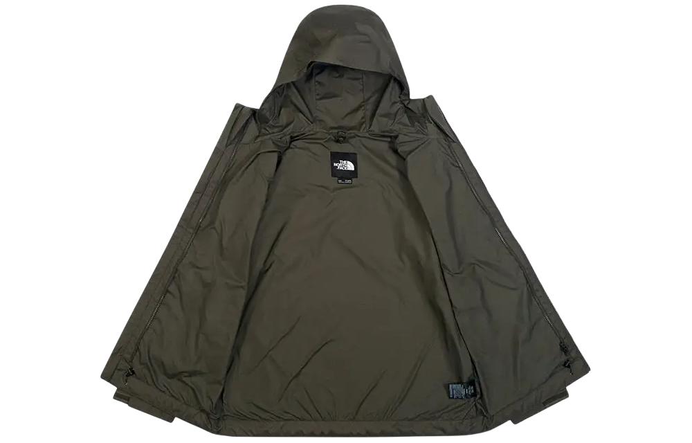 TNF Green Waterproof Windproof Fleece Jacket Unisex 8AVJ-21L