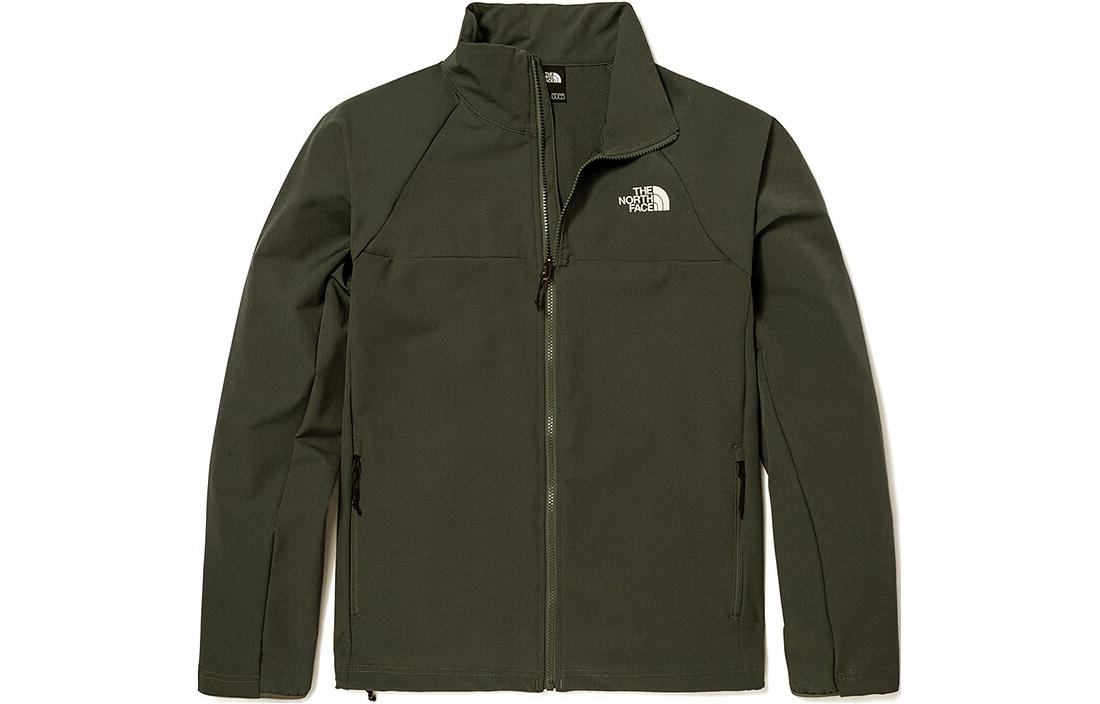 TNF Green Windproof Outdoor Jacket with Inner Layer NF0A8AUP-21L