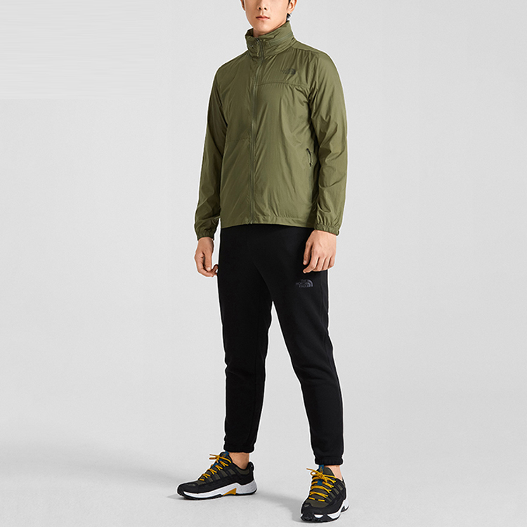 TNF Green Windproof Water-Resistant Hooded Jacket NF0A4U99-7D6 圖 3