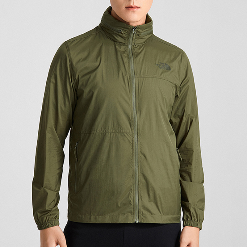 TNF Green Windproof Water-Resistant Hooded Jacket NF0A4U99-7D6 圖 4