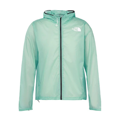 TNF Green Windproof Water-Resistant Packable Hooded Jacket NF0A5J7C-6R7