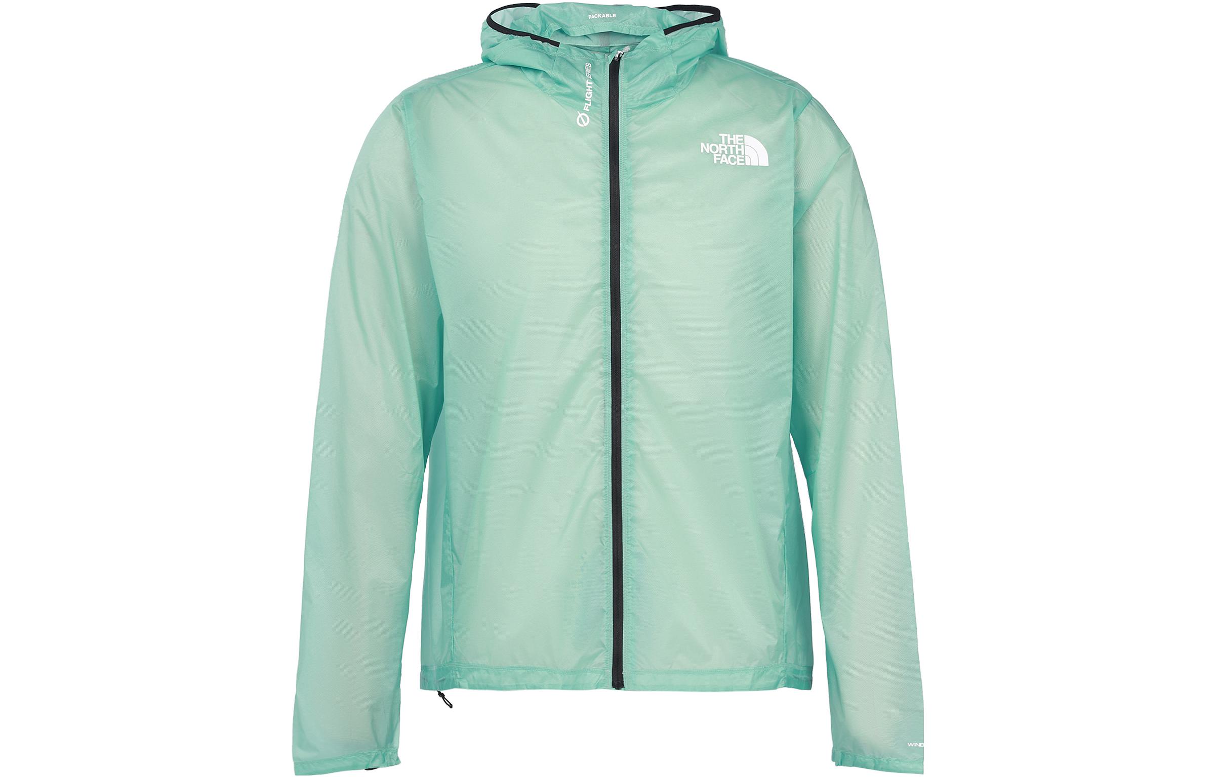 TNF Green Windproof Water-Resistant Packable Hooded Jacket NF0A5J7C-6R7 圖 2