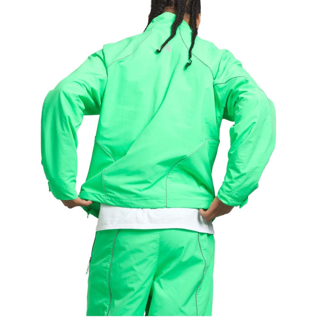 TNF Green Zip-Up Jacket with Logo Print and Stand Collar NFOA832L-8YK 圖 5