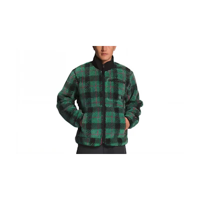 TNF Green Zip-Up Long-Sleeve Jacket NF0A7URL-IOG