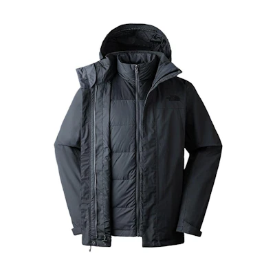 TNF Grey 3-in-1 Waterproof Windproof Insulated Ski Jacket NF0A81QS-0C5