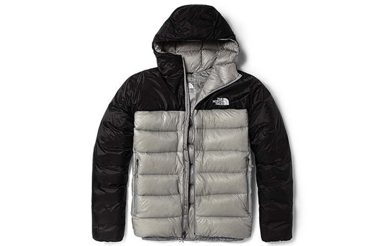TNF Grey Black Water-Resistant Down Jacket Winter 4N9X-GVV